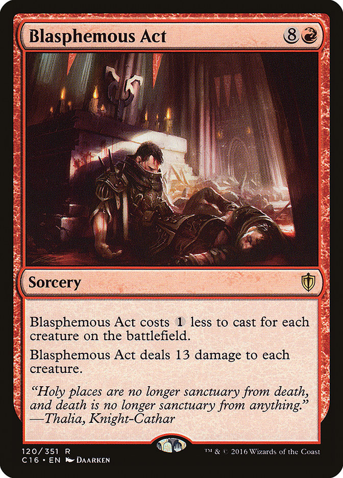 Blasphemous Act [Commander 2016] | Deep Dive Games St. Marys