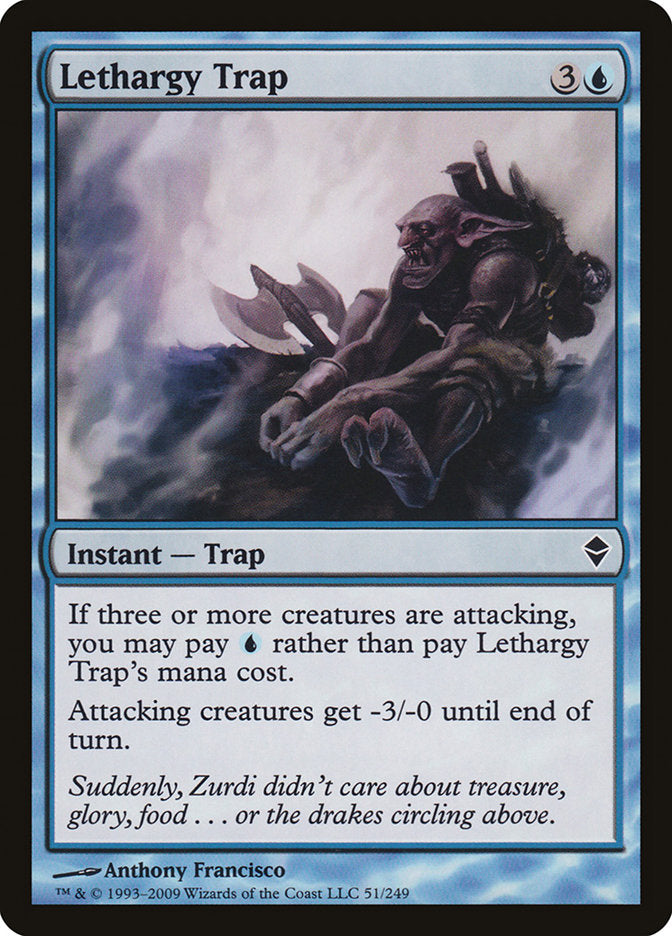 Lethargy Trap [Zendikar] | Deep Dive Games St. Marys