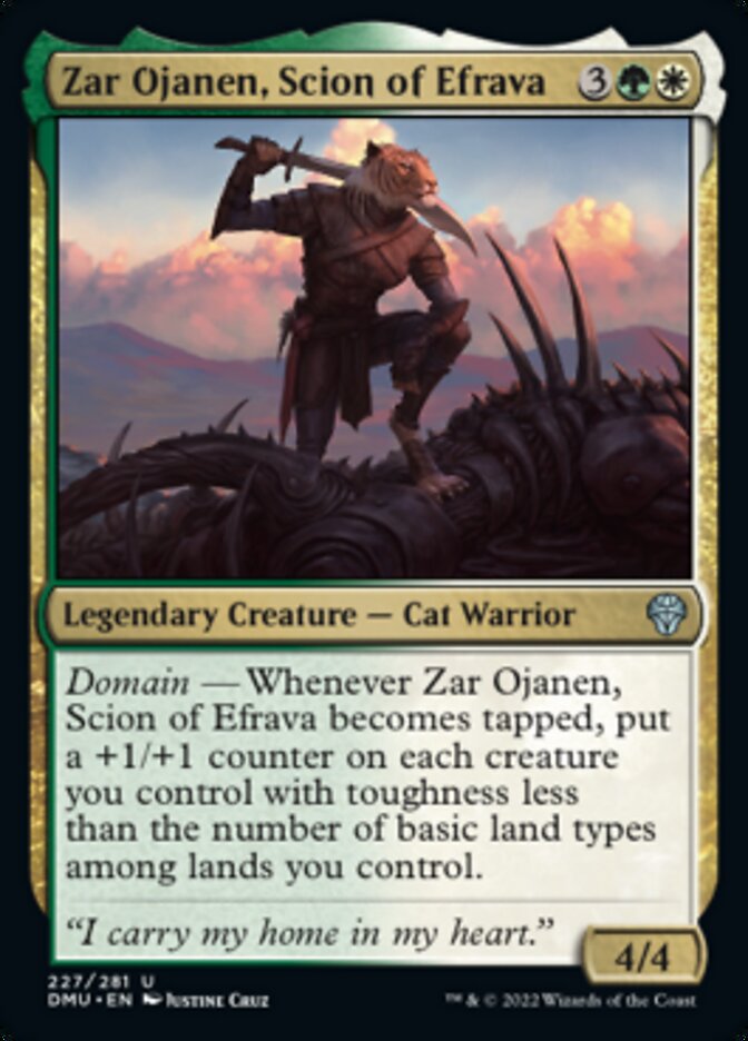 Zar Ojanen, Scion of Efrava [Dominaria United] | Deep Dive Games St. Marys