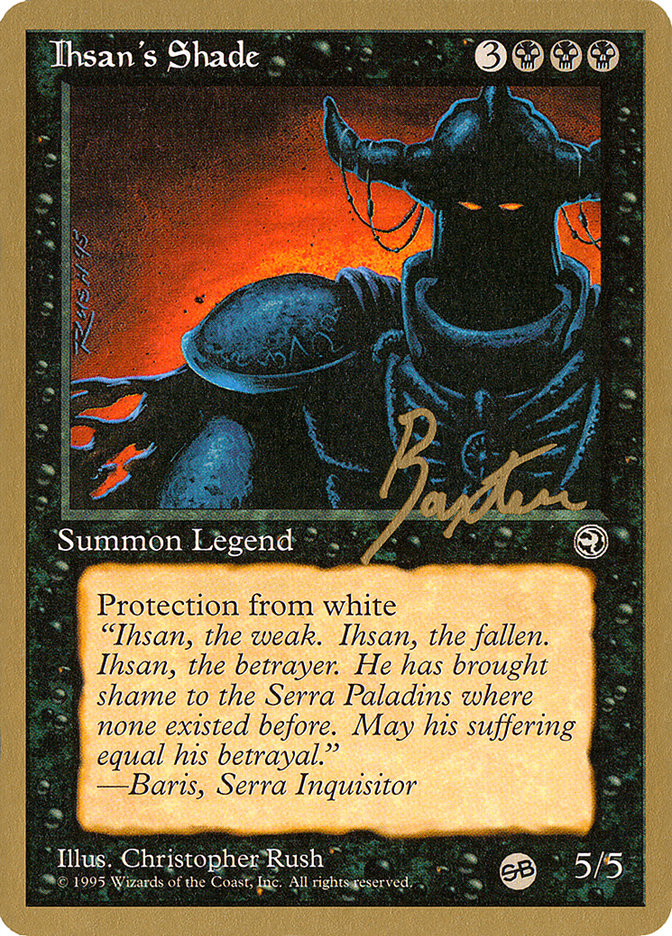 Ihsan's Shade (George Baxter) (SB) [Pro Tour Collector Set] | Deep Dive Games St. Marys