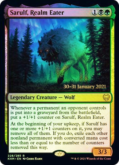 Sarulf, Realm Eater [Kaldheim Prerelease Promos] | Deep Dive Games St. Marys