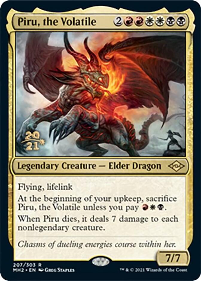 Piru, the Volatile [Modern Horizons 2 Prerelease Promos] | Deep Dive Games St. Marys
