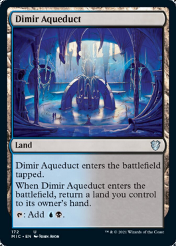 Dimir Aqueduct [Innistrad: Midnight Hunt Commander] | Deep Dive Games St. Marys