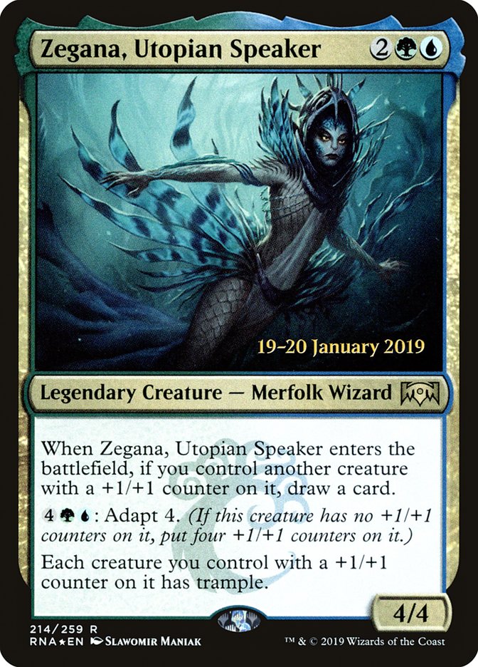 Zegana, Utopian Speaker [Ravnica Allegiance Prerelease Promos] | Deep Dive Games St. Marys