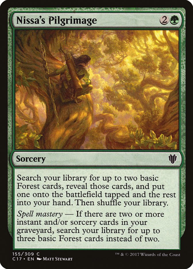 Nissa's Pilgrimage [Commander 2017] | Deep Dive Games St. Marys