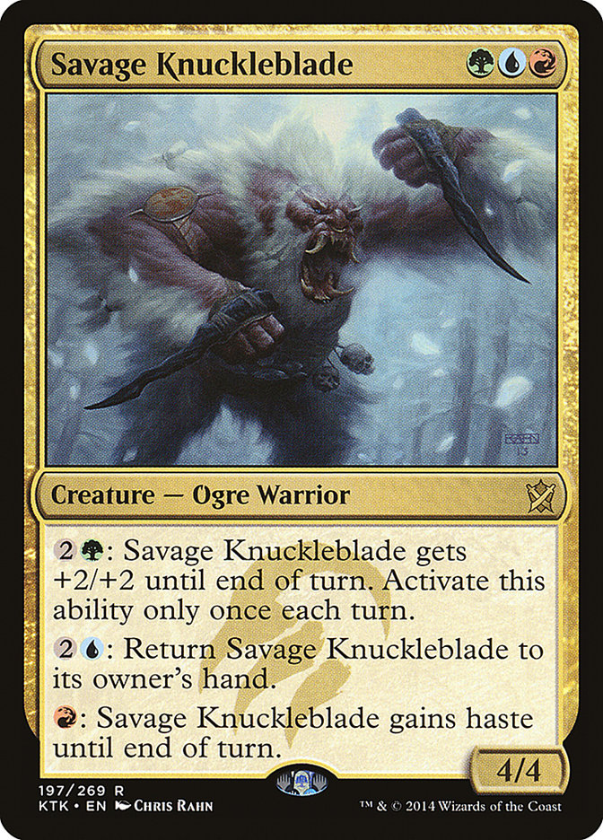 Savage Knuckleblade [Khans of Tarkir] | Deep Dive Games St. Marys