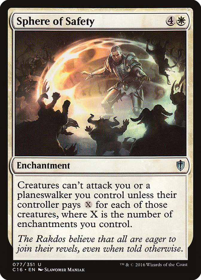 Sphere of Safety [Commander 2016] | Deep Dive Games St. Marys