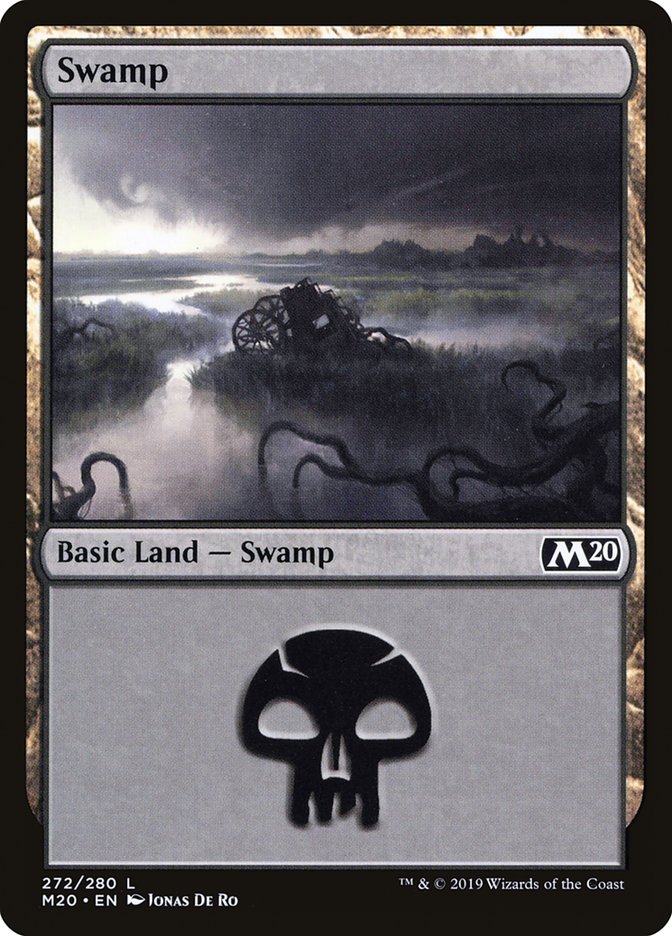 Swamp (272) [Core Set 2020] | Deep Dive Games St. Marys