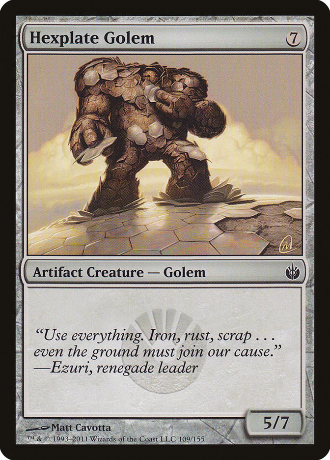 Hexplate Golem [Mirrodin Besieged] | Deep Dive Games St. Marys