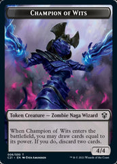 Eldrazi // Champion of Wits Double-Sided Token [Commander 2021 Tokens] | Deep Dive Games St. Marys