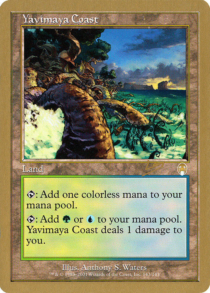 Yavimaya Coast (Raphael Levy) [World Championship Decks 2002] | Deep Dive Games St. Marys