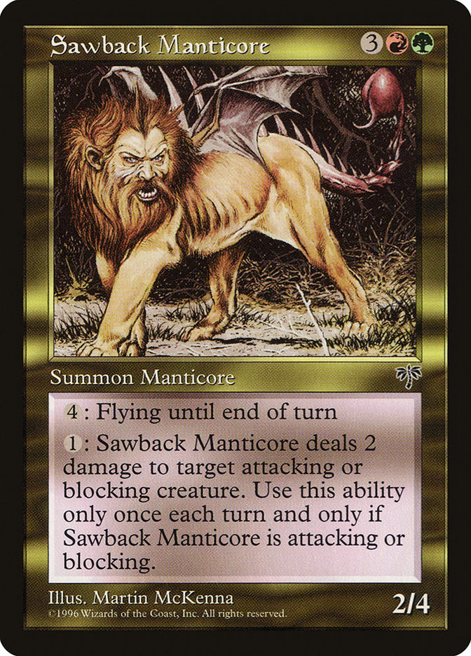 Sawback Manticore [Mirage] | Deep Dive Games St. Marys