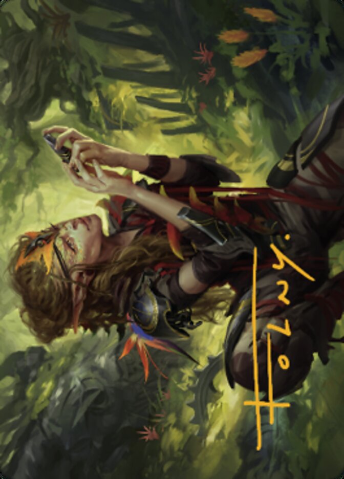 Meria, Scholar of Antiquity Art Card (Gold-Stamped Signature) [Dominaria United Art Series] | Deep Dive Games St. Marys