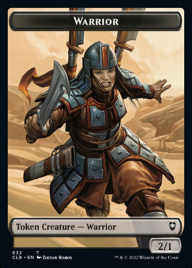 Warrior // Inkling Double-Sided Token [Commander Legends: Battle for Baldur's Gate Tokens] | Deep Dive Games St. Marys