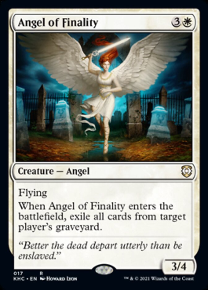 Angel of Finality [Kaldheim Commander] | Deep Dive Games St. Marys