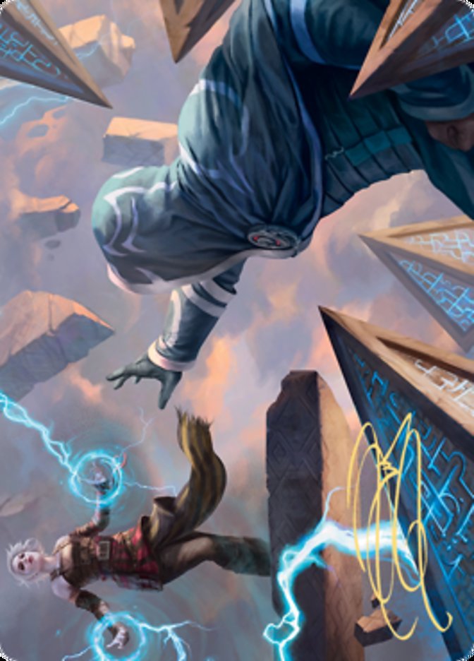 Nahiri's Binding // Nahiri's Binding Art Card [Zendikar Rising Art Series] | Deep Dive Games St. Marys