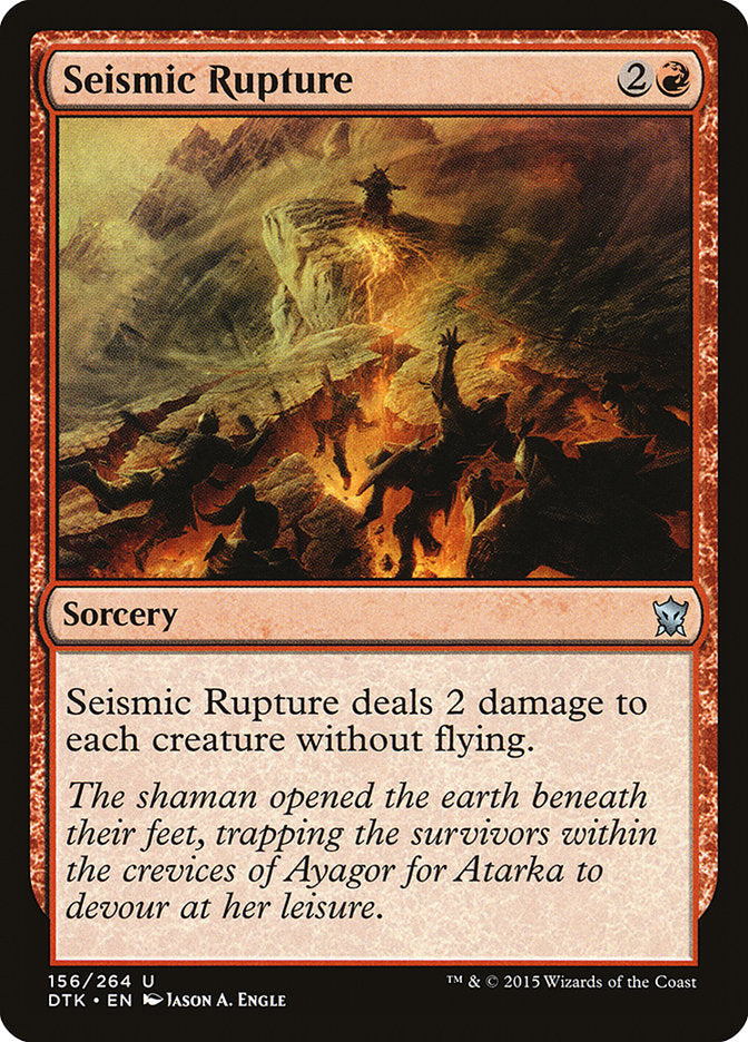 Seismic Rupture [Dragons of Tarkir] | Deep Dive Games St. Marys