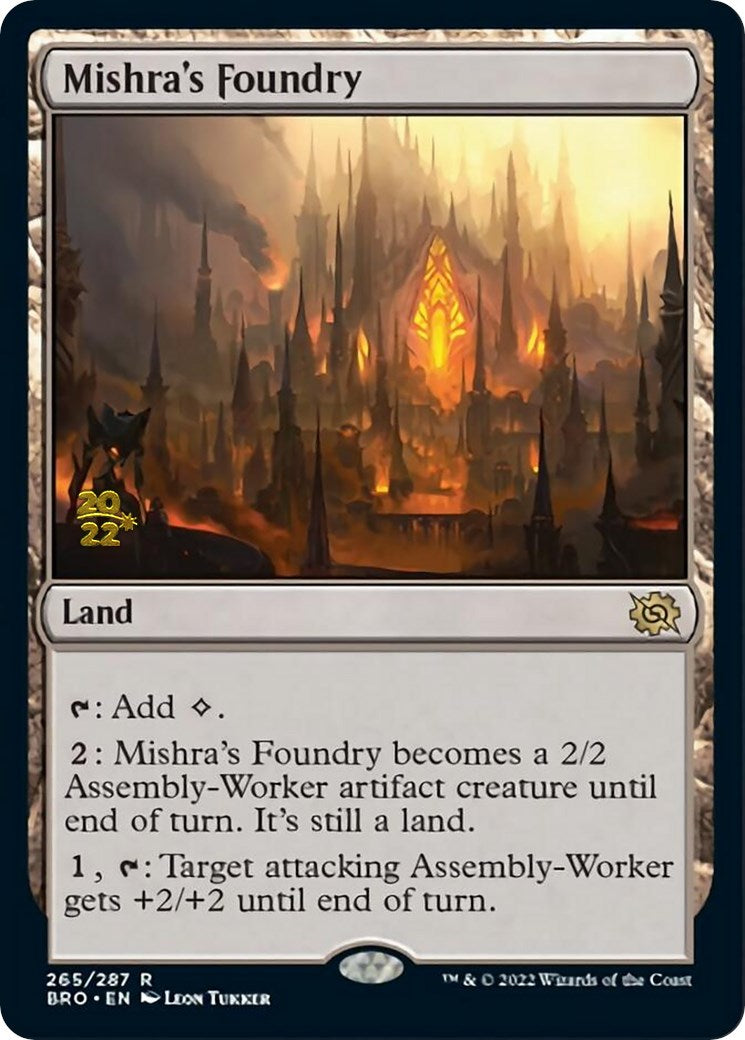 Mishra's Foundry [The Brothers' War Prerelease Promos] | Deep Dive Games St. Marys