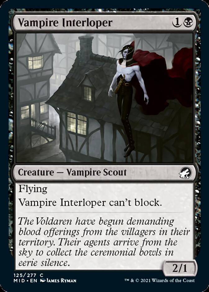 Vampire Interloper [Innistrad: Midnight Hunt] | Deep Dive Games St. Marys