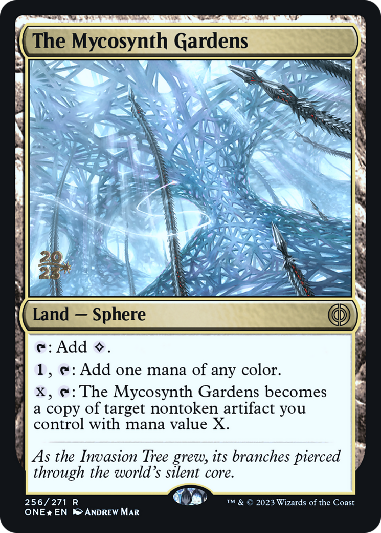 The Mycosynth Gardens [Phyrexia: All Will Be One Prerelease Promos] | Deep Dive Games St. Marys