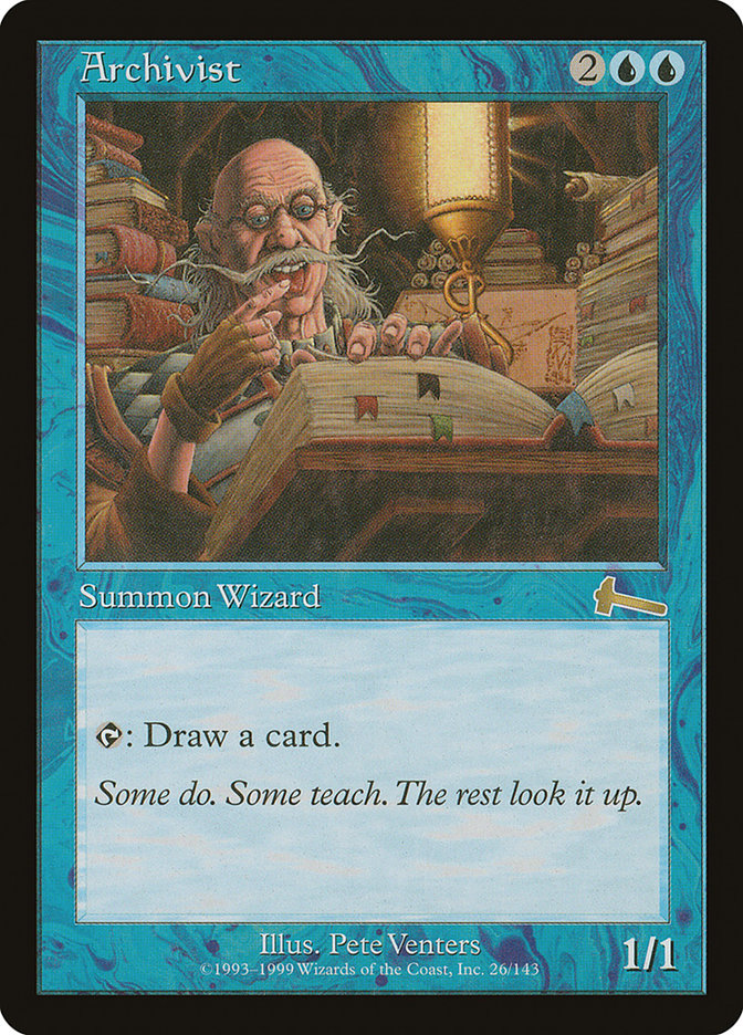 Archivist [Urza's Legacy] | Deep Dive Games St. Marys