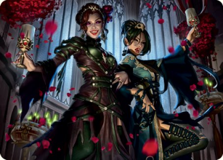 Falkenrath Celebrants 2 Art Card [Innistrad: Crimson Vow Art Series] | Deep Dive Games St. Marys