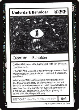 Underdark Beholder (2021 Edition) [Mystery Booster Playtest Cards] | Deep Dive Games St. Marys