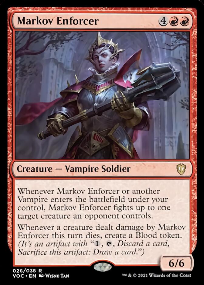 Markov Enforcer [Innistrad: Crimson Vow Commander] | Deep Dive Games St. Marys