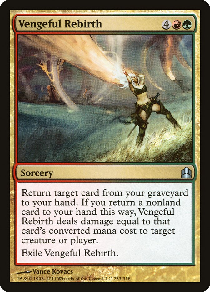 Vengeful Rebirth [Commander 2011] | Deep Dive Games St. Marys