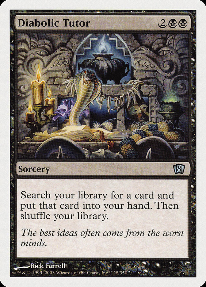 Diabolic Tutor [Eighth Edition] | Deep Dive Games St. Marys