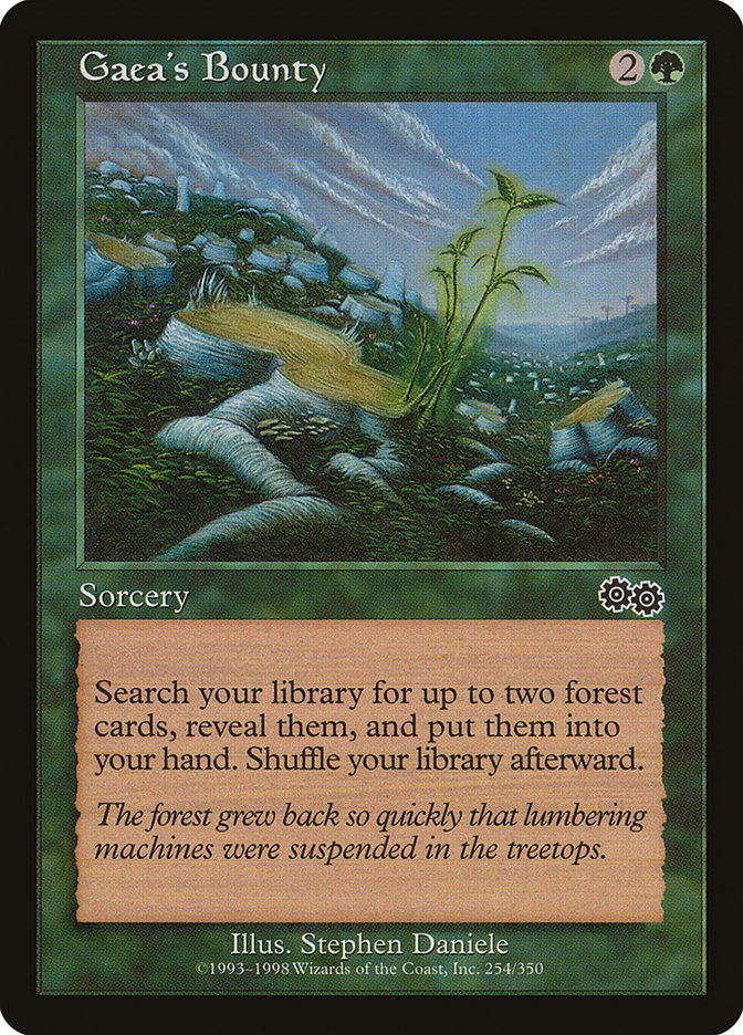 Gaea's Bounty [Urza's Saga] | Deep Dive Games St. Marys