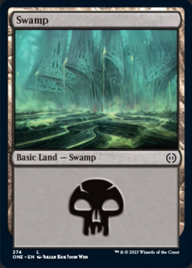 Swamp (274) [Phyrexia: All Will Be One] | Deep Dive Games St. Marys