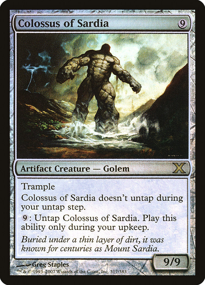Colossus of Sardia (Premium Foil) [Tenth Edition] | Deep Dive Games St. Marys