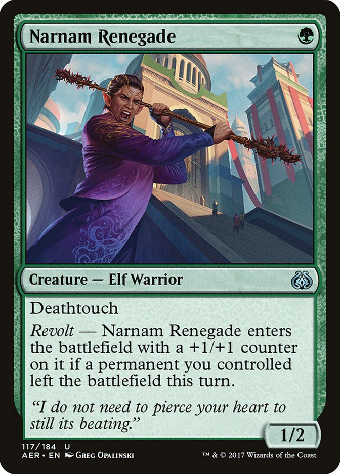 Narnam Renegade [Aether Revolt] | Deep Dive Games St. Marys