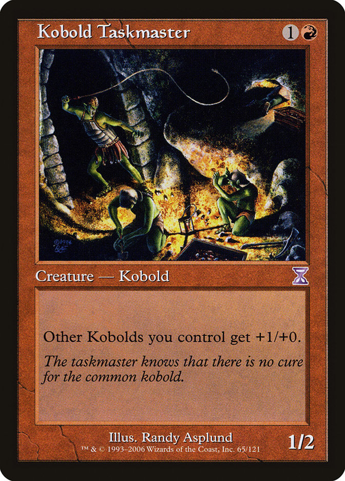 Kobold Taskmaster [Time Spiral Timeshifted] | Deep Dive Games St. Marys