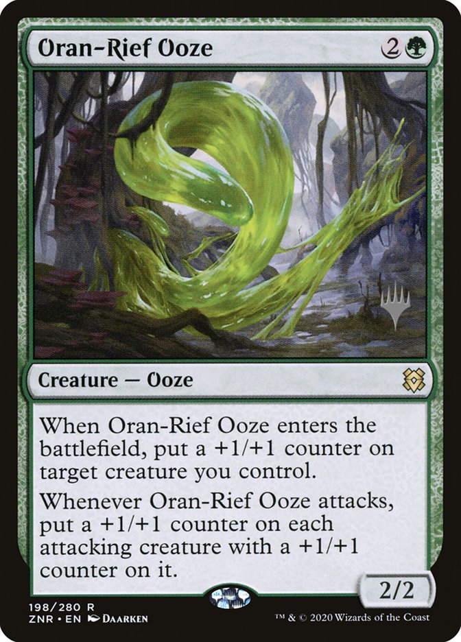 Oran-Rief Ooze (Promo Pack) [Zendikar Rising Promos] | Deep Dive Games St. Marys