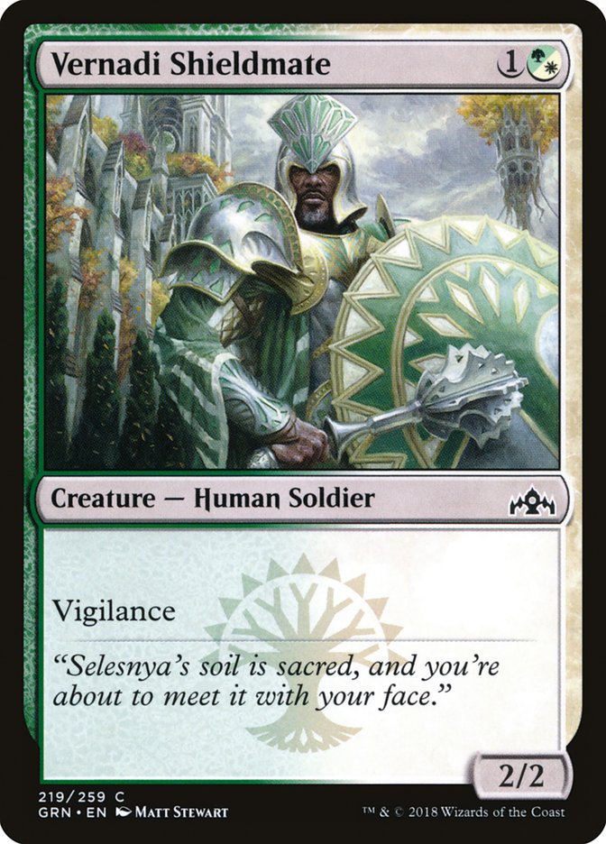 Vernadi Shieldmate [Guilds of Ravnica] | Deep Dive Games St. Marys