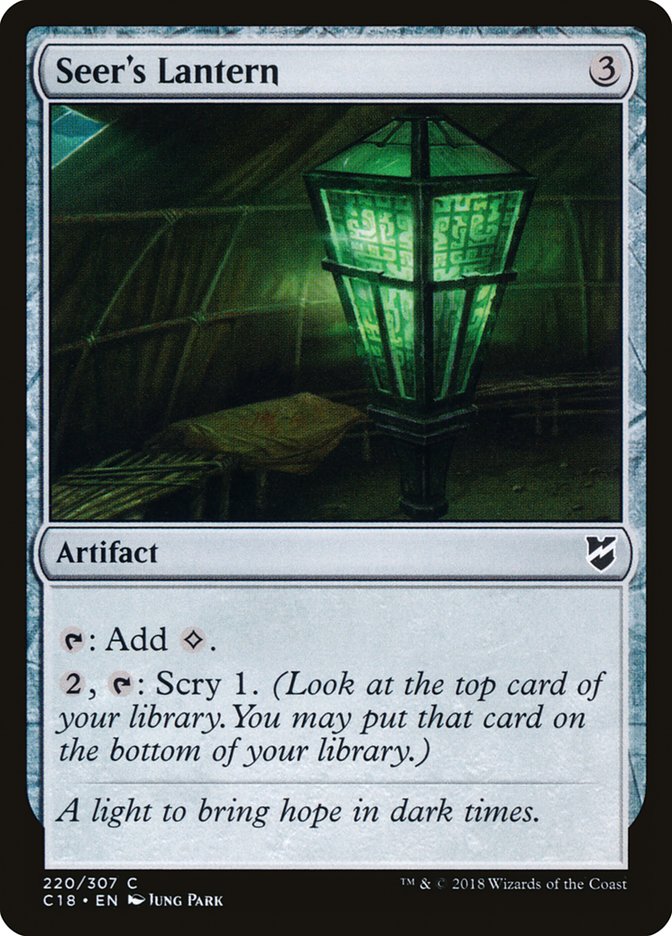 Seer's Lantern [Commander 2018] | Deep Dive Games St. Marys