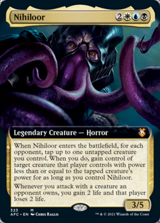 Nihiloor (Extended Art) [Dungeons & Dragons: Adventures in the Forgotten Realms Commander] | Deep Dive Games St. Marys