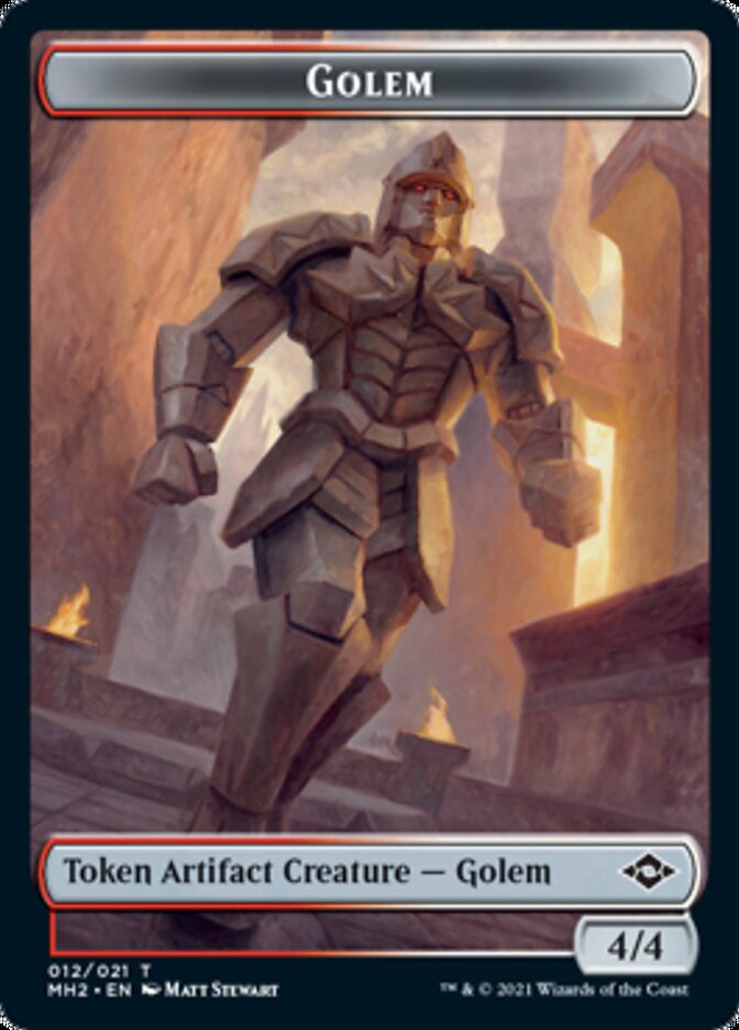 Golem Token [Modern Horizons 2 Tokens] | Deep Dive Games St. Marys