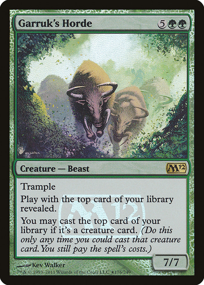 Garruk's Horde [Magic 2012 Prerelease Promos] | Deep Dive Games St. Marys
