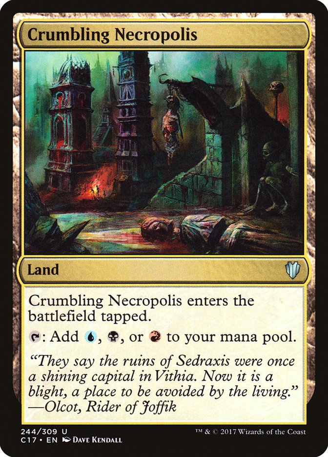 Crumbling Necropolis [Commander 2017] | Deep Dive Games St. Marys