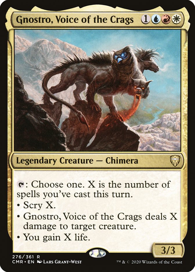 Gnostro, Voice of the Crags [Commander Legends] | Deep Dive Games St. Marys