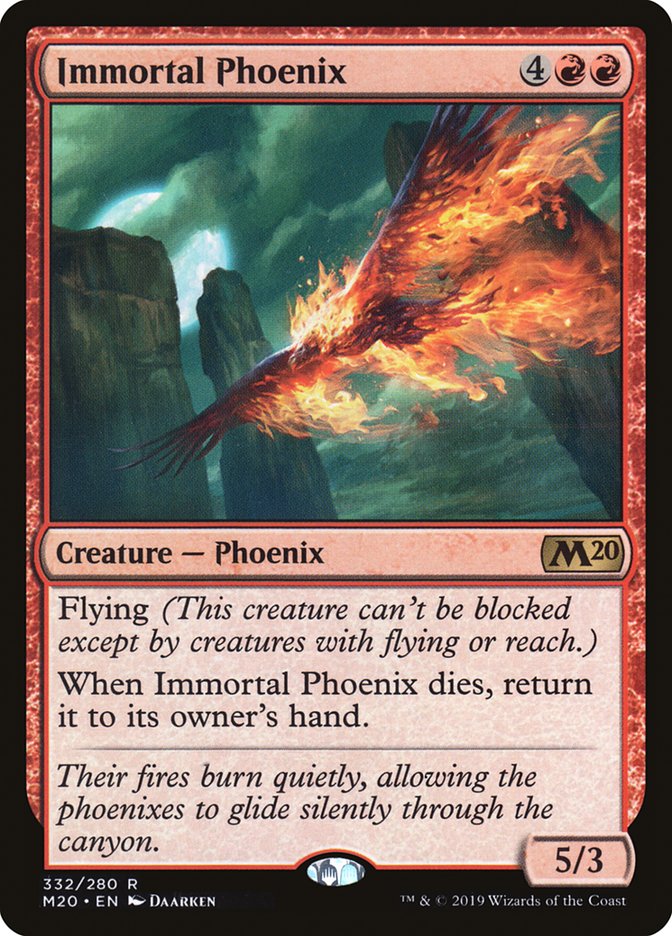 Immortal Phoenix [Core Set 2020] | Deep Dive Games St. Marys