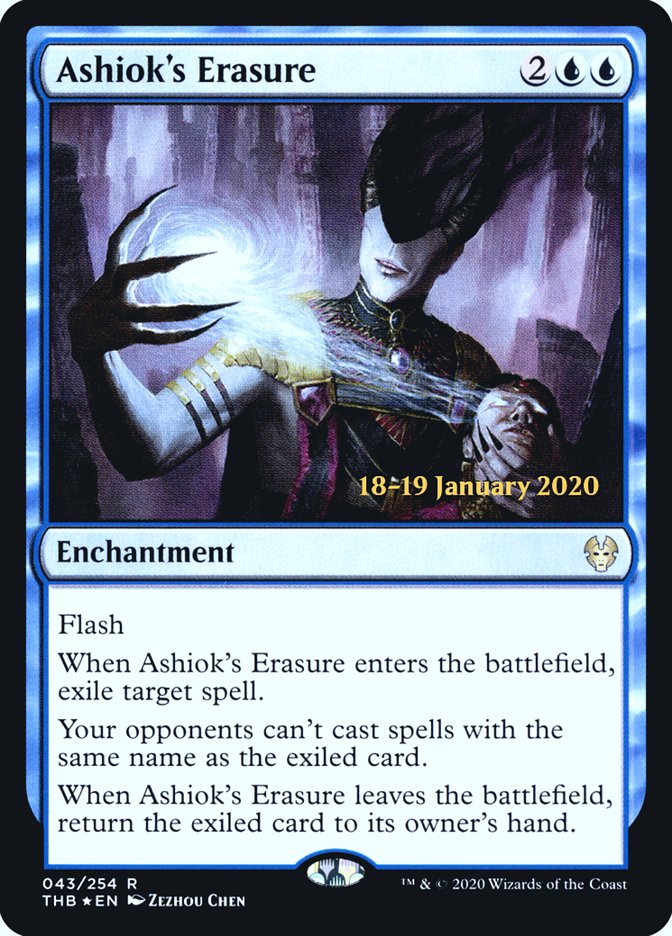 Ashiok's Erasure [Theros Beyond Death Prerelease Promos] | Deep Dive Games St. Marys