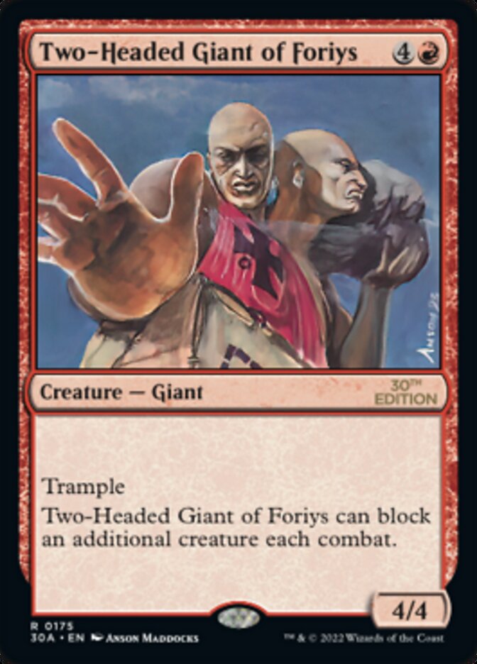 Two-Headed Giant of Foriys [30th Anniversary Edition] | Deep Dive Games St. Marys