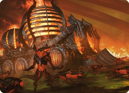 Urabrask's Forge Art Card [Phyrexia: All Will Be One Art Series] | Deep Dive Games St. Marys