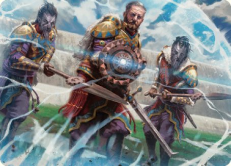 Argivian Phalanx Art Card [Dominaria United Art Series] | Deep Dive Games St. Marys