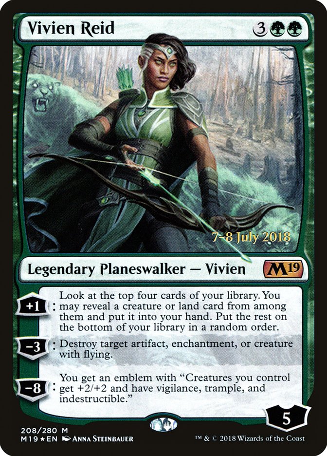 Vivien Reid [Core Set 2019 Prerelease Promos] | Deep Dive Games St. Marys