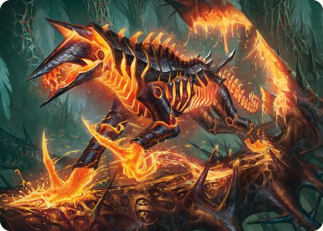 Kuldotha Cackler Art Card [Phyrexia: All Will Be One Art Series] | Deep Dive Games St. Marys